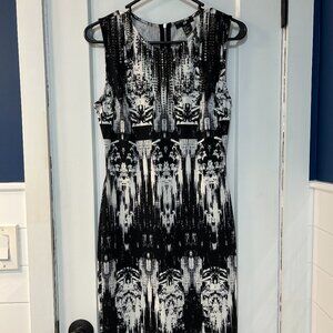 H&M stretchy dress with beaded detail